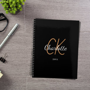 Or monogramme initiales nom minimaliste 2023