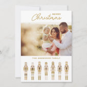 OR NOËL NUTCRACKER PHOTO GREETING CARTE (Devant)