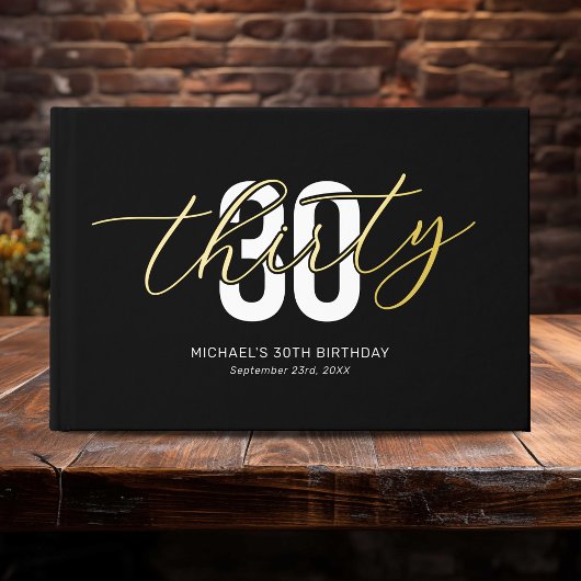 Or noir 30e anniversaire