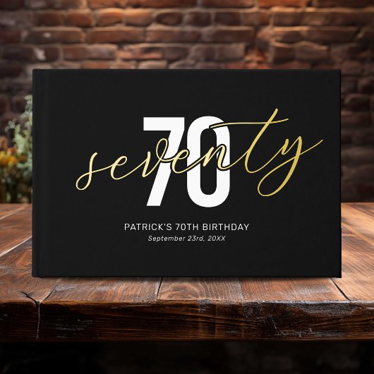 Or noir 70e anniversaire