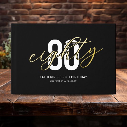 Or noir 80ème anniversaire