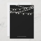 Or & Noir | Invitation de fête de retraite moderne (Dos)