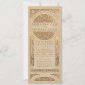 Or Nouveau Deco des invitations | de mariage (Devant)