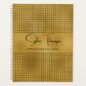 Or or grille plaid nouvelle année (Devant)