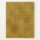 Or or grille plaid nouvelle année (Dos)