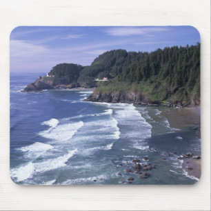 OR, Oregon Coast, Heceta Head Lighthouse, on Muismat