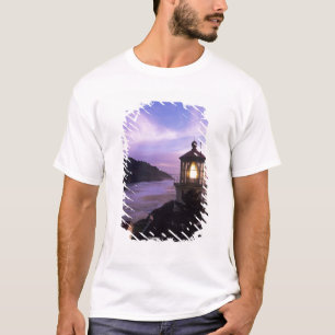 OR, Oregon Coast, Heceta Head Lighthouse, on T-shirt