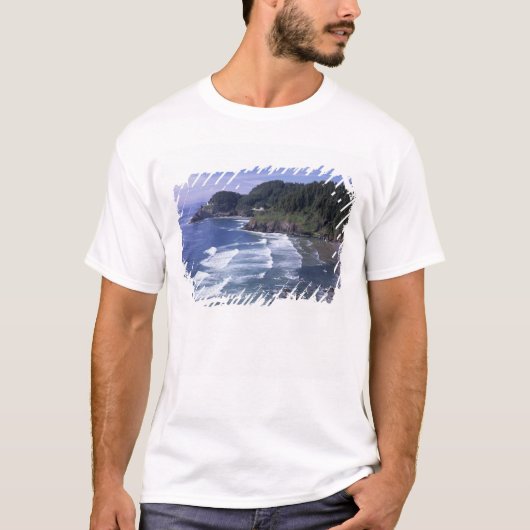 OR, Oregon Coast, Heceta Head Lighthouse, on T-shirt (Voorkant)