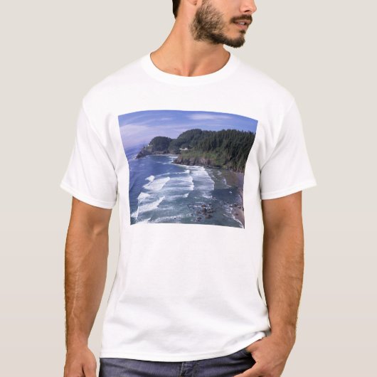 OR, Oregon Coast, Heceta Head Lighthouse, on T-shirt (Voorkant)
