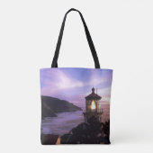 OR, Oregon Coast, Heceta Head Lighthouse op Tote Bag (Achterkant)