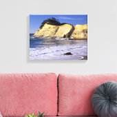 OR, Oregon Coast, Kaapstad Kiwanda SP, Kaapverdië  Canvas Afdruk (Insitu (Woonkamer))