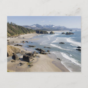 OR, Oregon-kust, Ecola State Park, Crescent 2 Briefkaart