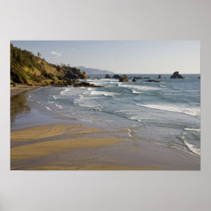 OR, Oregon kust, Ecola State Park, Indiaan Poster