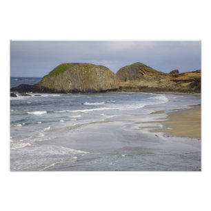 OR, Oregon-kust, Seal Rock State Park, Foto Afdruk