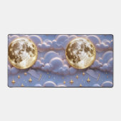 Or pâle bleu lavande Lune céleste (Recto)