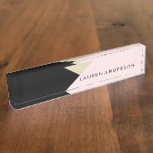 Or personnalisé de rose de plaque de plaque (Taille)