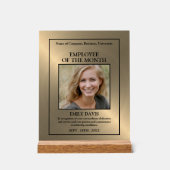 Or/Premier Photo - Prix de l'employé (Recto)