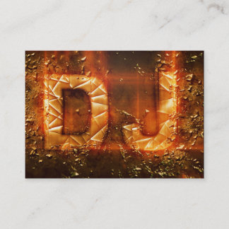 Or professionnel éclatant le carte de visite de