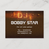 Or professionnel éclatant le carte de visite de (Dos)