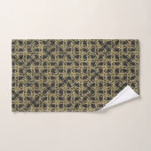 Or Rayé Doré Moderne Élégance Unique Luxe (Serviette à main)