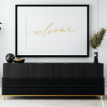 Or réel | Bienvenue | Calligraphie<br><div class="desc">Or réel | Bienvenue | Imprimantes à huile de calligraphie</div>
