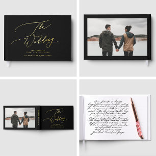 OR RÉEL   Black Modern Calligraphy Mariage photo