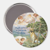 Or Retriever Angel Magnet (Recto/Verso)