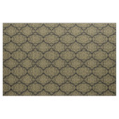 Or riche sur tissu Damas noir (Fat Quarter)