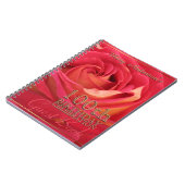 or rose 100e anniversaire Célébration Livre d'or (Côté gauche)