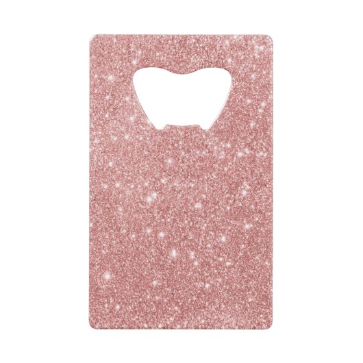 Or rose de parties scintillantes de luxe chics (Devant)