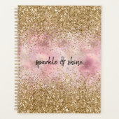 Or rose faux paillettes (Devant)