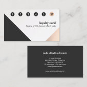 Or rose, Noir blanc, Fidélité géométrique 6 pointe (Devant / Derrière)