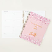 Or rose pâle nom script 2027 (Devant avec enveloppe)