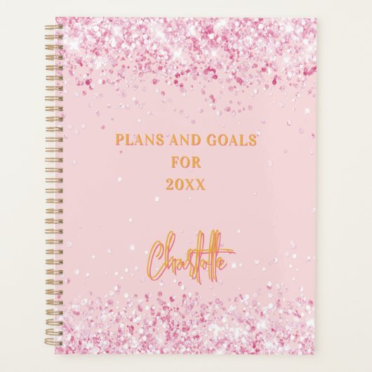 Or rose pâle nom script 2027 (Devant)