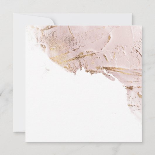or rose texturé Faire-part de mariage moderne (Dos)
