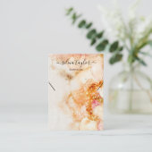 or rose vif Boucles d'oreille Carte d'affichage du (Debout devant)