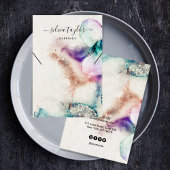 or rose vif Boucles d'oreille Carte d'affichage du