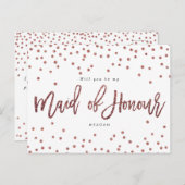 or rose vous serez ma domestique de carte (Devant / Derrière)