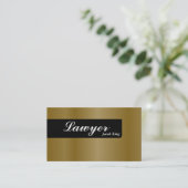 Or simple de carte de visite de mandataire (Debout devant)