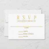 Or simple - Invitation RSVP (Devant)