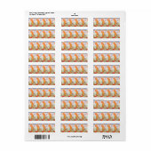 or sirène adresse de retour étiquette (Feuille entière)