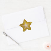 "Or" Star sticker forme étoile (Enveloppe)