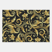 Or sur papier d'enveloppement de bijoux Feuille pl (Devant)