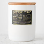 Or sur sirop d'érable noir Étiquette de la valeur  (Devant)
