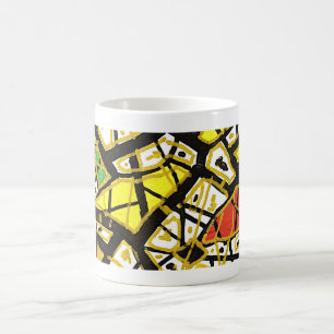 OR – Tasse d'art géante Design de luxe abstrait