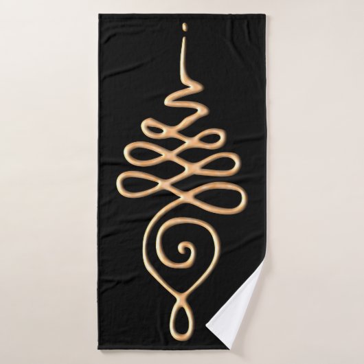 Or Unalome  (Serviette de bain)