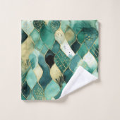 Or vert Abstrait (Gant de toilette)