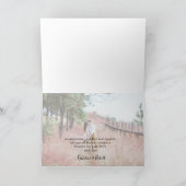 or vert eucalyptus carte de remerciements vert (Intérieur)