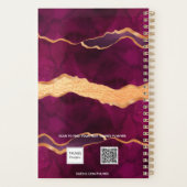 Or violet de Bourgogne agate marbre rose or 2023 (Dos)