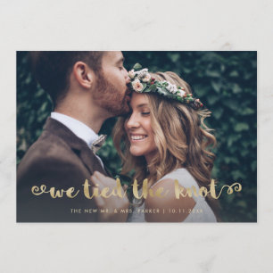 Or Whimsical  Faire-part d'Elopement photo
